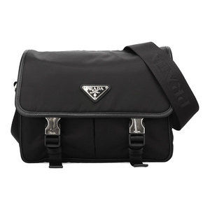 Prada Nylon Shoulder Bags Nero Black